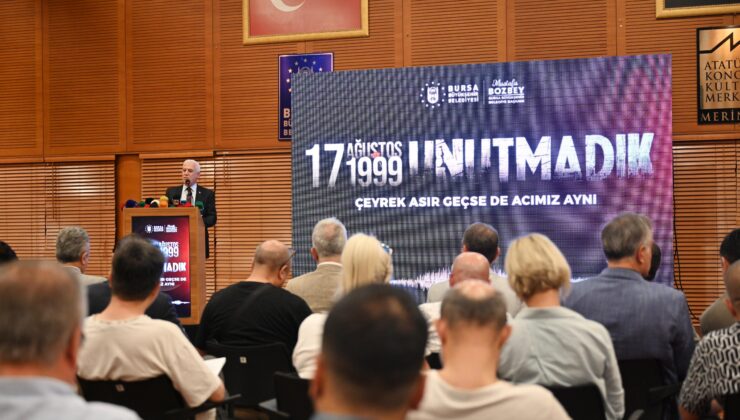 Bozbey: Bursa’yı depreme dayanıklı ve hazırlıklı hale getireceğiz