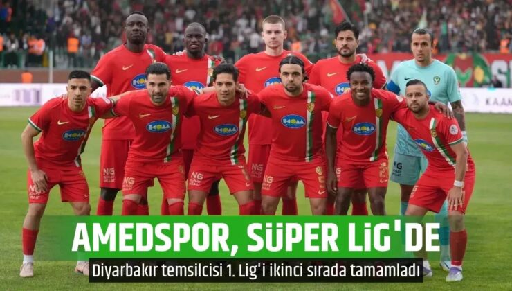 Amedspor Süper Lige yükseldi