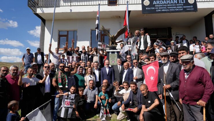 Ardahan Beşiktaş Köyüne Kartal Heykeli Açılışı