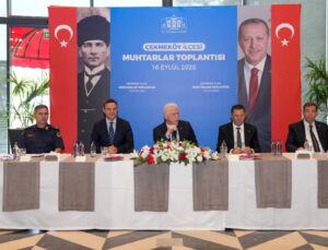 İstanbul Valisi Davut Gül, Çekmeköy’de Muhtarlar İle Buluştu