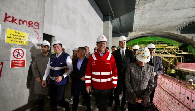İmamoğlu, Ümraniye-Ataşehir-Göztepe Metro Hattı’nda İncelemelerde Bulundu