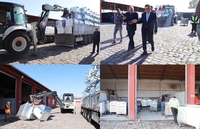 TBB’den Ardahan Belediyesi’ne 100 Çöp Konteyneri