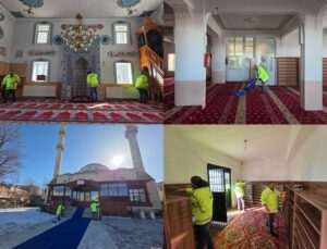 Ardahan Belediyesi’nden Camilerde Ramazan Temizliği