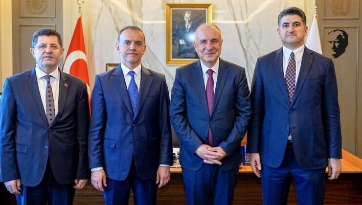 Üç Belediye Başkanı İSKİ Ziyareti