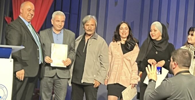 Gazeteci Erkan Sarıkaya’ya Basın Onur Belgesi