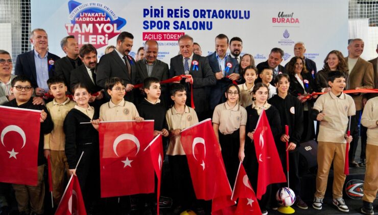 Ataşehir’de Piri Reis İlköğretim Okulu Spor Salonu Açılışı Yapıldı