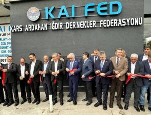 Kars Ardahan Iğdır Anadolu Yakası Dernekler Federasyonu Açılışı