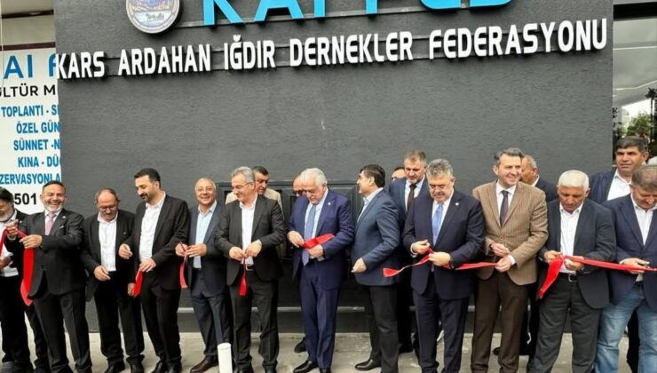 Kars Ardahan Iğdır Anadolu Yakası Dernekler Federasyonu Açılışı