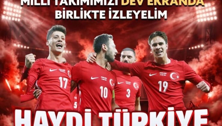 İBB, Milli Takım Heyecanını Meydanlara Taşıyor