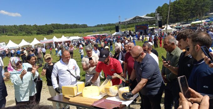 Göle’de Kaşar Festivali Coşkusu Vardı