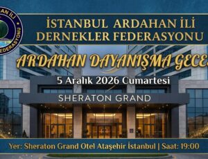 ARDAFED, İstanbul’da Dayanışma Gecesi Yapacak