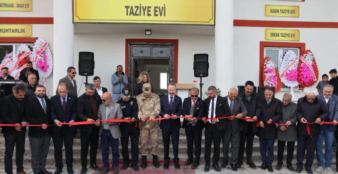 Meşedibi Köyü’nde Taziye Evi Açılışı Yapıldı