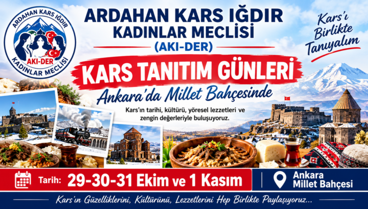 AKI-DER, Ankara’da Kars’ı Tanıtacak